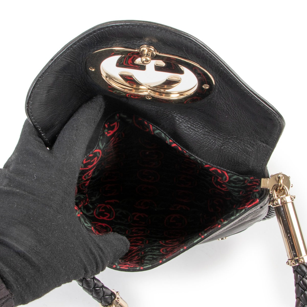 Gucci Black Small Britt Top Handle
