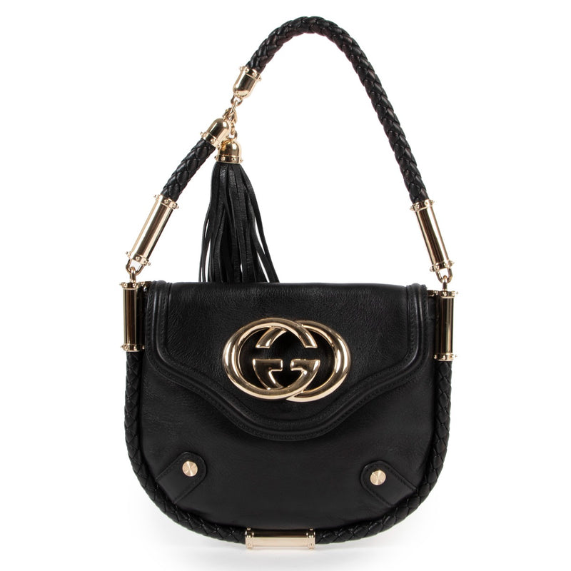 Gucci Black Small Britt Top Handle
