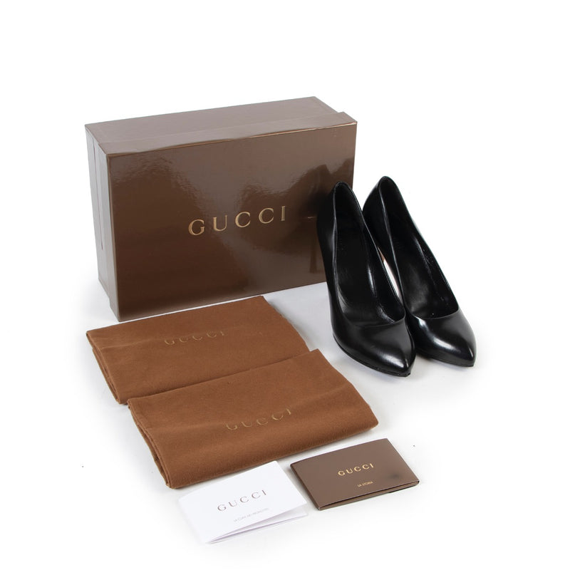 Shop safe online at Labellov in Antwerp this 100% authentic second hand Gucci Black Pumps - Size 36,5