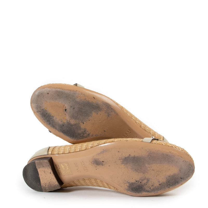 Shop online authentic secondhand vintage Gucci Bamboo Horsebit Ballet Flats for the best price at Labellov.