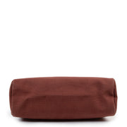 Shop safe online at Labellov in Antwerp this 100% authentic second hand Hermès Burgundy and Beige Retourne Top Handle Herbag