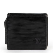 Shop authentic second hand designer fashion Louis Vuitton Vintage Black Epi Leather Coin Purse at Labellov.