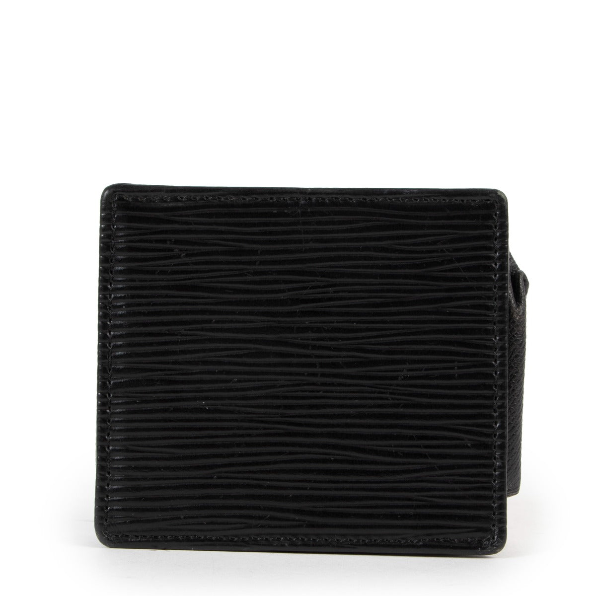 Shop authentic second hand designer fashion Louis Vuitton Vintage Black Epi Leather Coin Purse at Labellov.