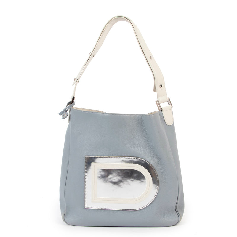 shop safe online Delvaux Baby Blue Louise Shoulder Bag . skip the waiting list shop safe online Delvaux Baby Blue Louise Shoulder BagHandle Bag