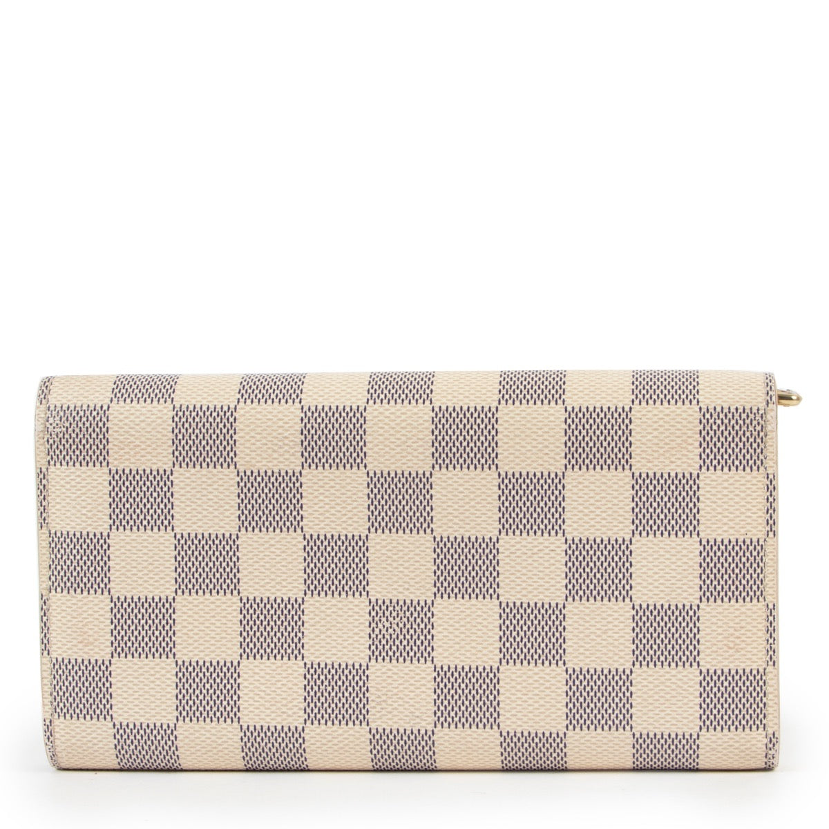 Shop safe online at Labellov in Antwerp this 100% authentic second hand Louis Vuitton Damier Azur Sarah Wallet