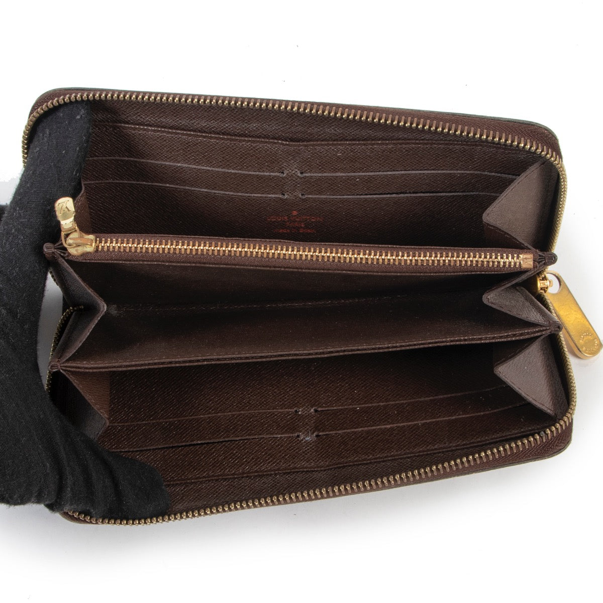 shop safe online Louis Vuitton Damier Ebene Zippy Wallet