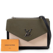 shop safe online at Labellov in Antwerp this 100% authentic second hand Louis Vuitton Multicolor My Lockme Chain Bag