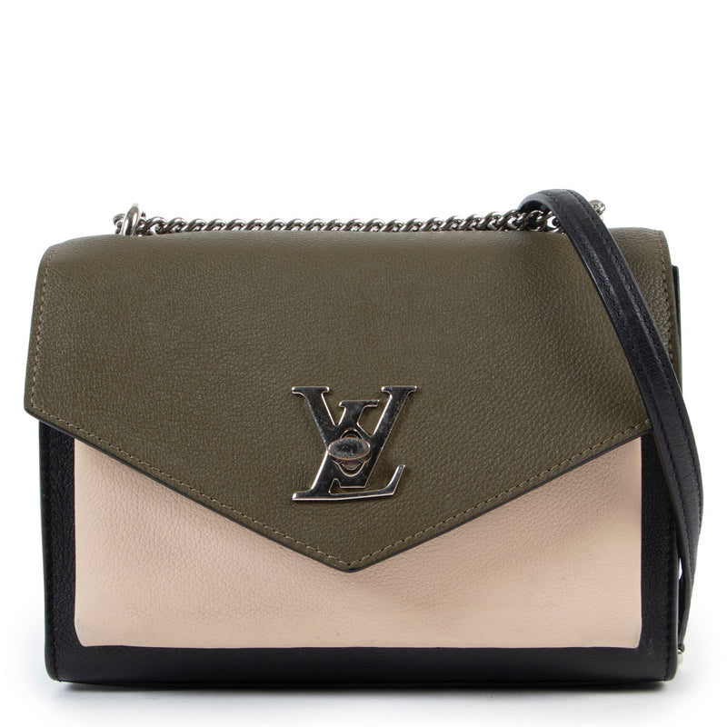shop safe online at Labellov in Antwerp this 100% authentic second hand Louis Vuitton Multicolor My Lockme Chain Bag