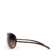 Chanel Brown Shield Pilot 6006 Sunglasses
