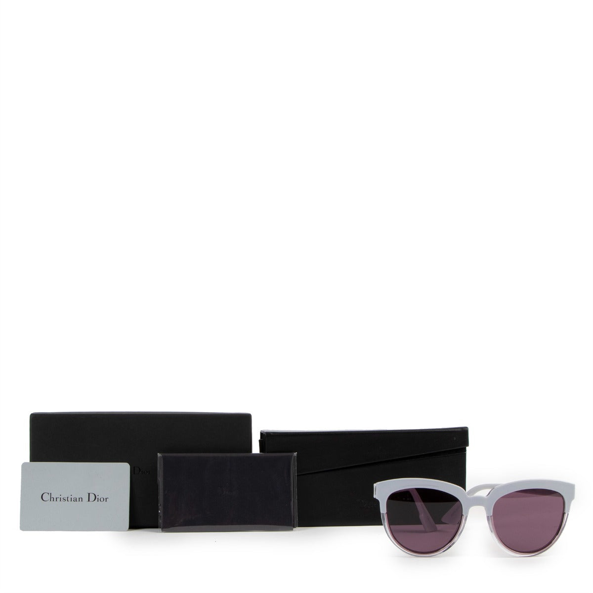 Buy online authentic second hand Christian Dior Grey Sight 1 Glasses in very good condition at Labellov in Antwerp.