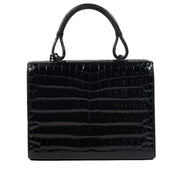 Shop 100% authentic second-hand Delvaux black Croco vintage top handle on Labellov.com