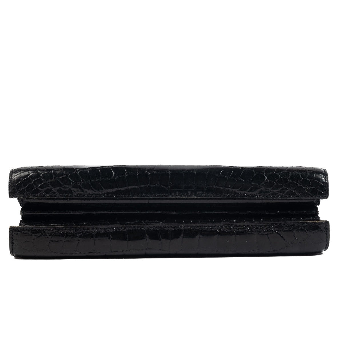 Shop 100% authentic second-hand Delvaux black Croco vintage top handle on Labellov.com
