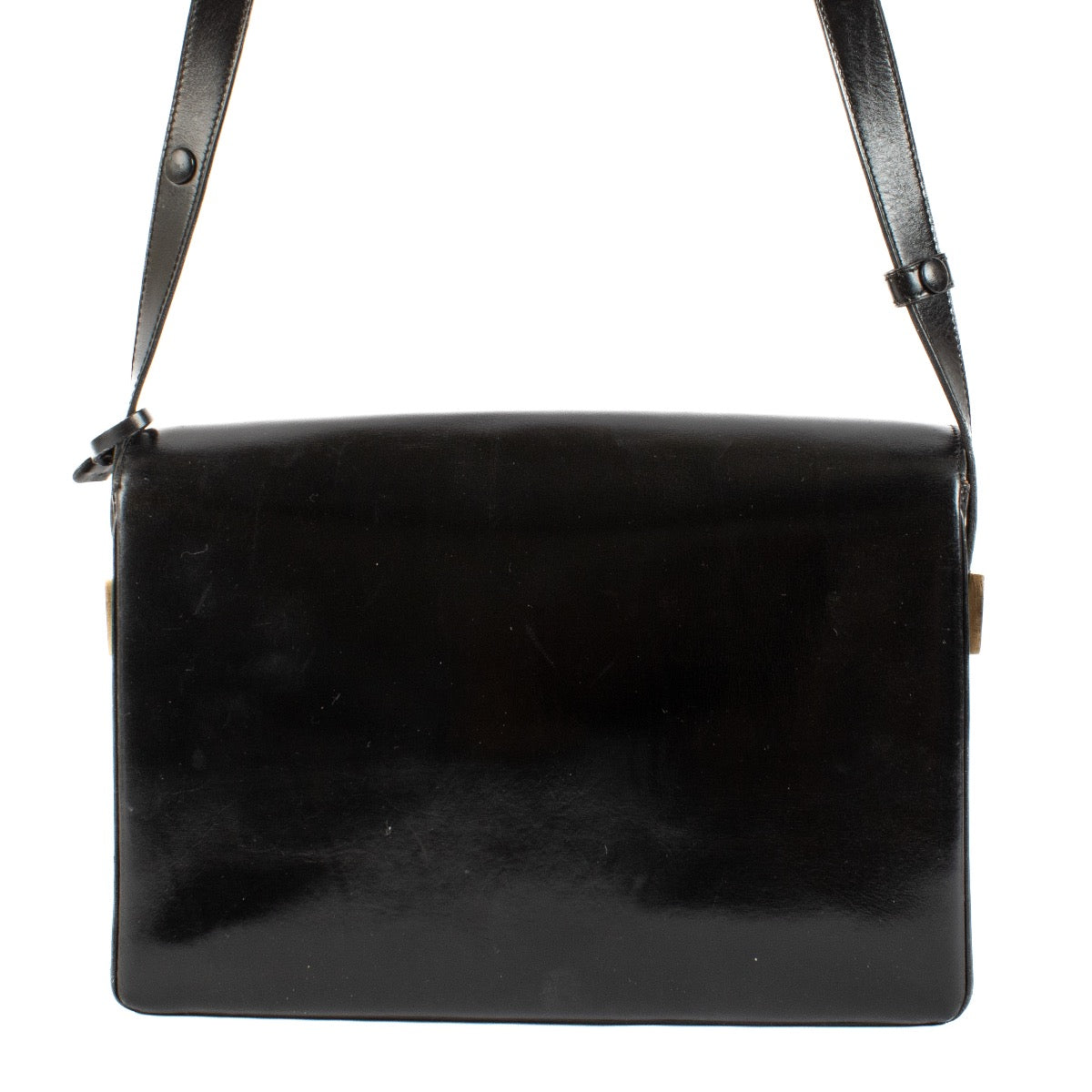 Shop safe online at Labellov in Antwerp, Brussels and Knokke this. 100% authentic second hand Delvaux Vintage Black Box Calf Madame Bag.