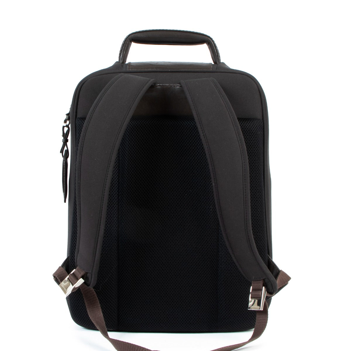 Buy an authentic second hand Delvaux Brown Leather Canvas Airess Backpack in very good condition at Labellov