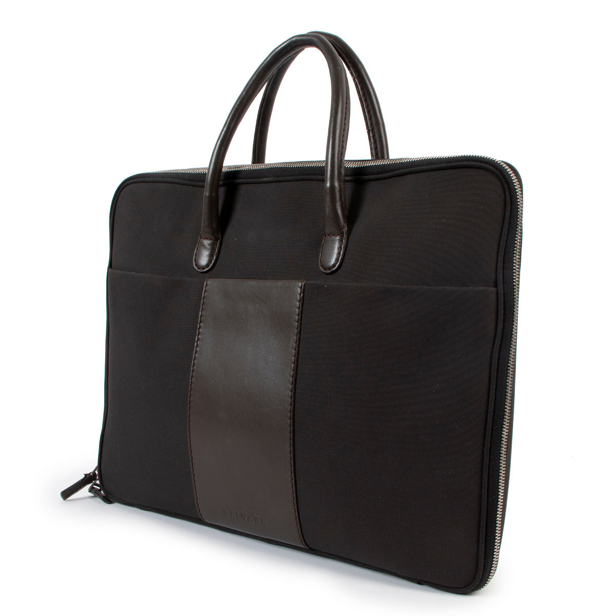 Delvaux Black & Brown Airess Laptop Bag for the best price at Labellov secondhand luxury