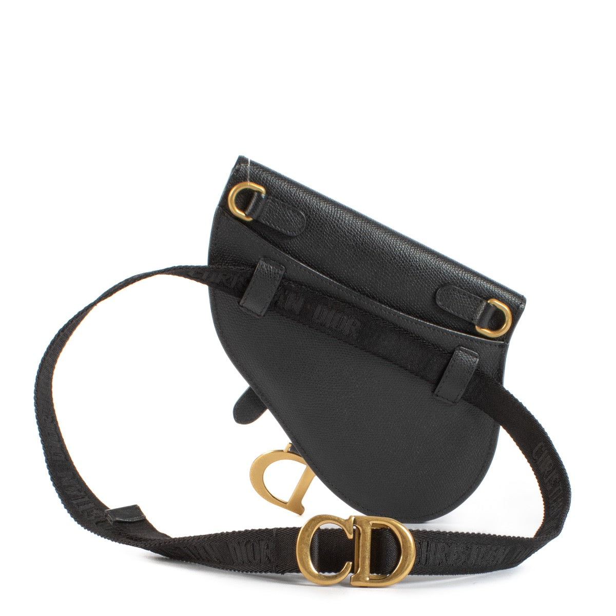 Shop safe online at Labellov in Antwerp, Brussels and Knokke this 100% authentic second hand Christian Dior Black Saddle Pouch Belt Bag. Koop veilig online authentieke Christian Dior Black Saddle Pouch Belt Bag.