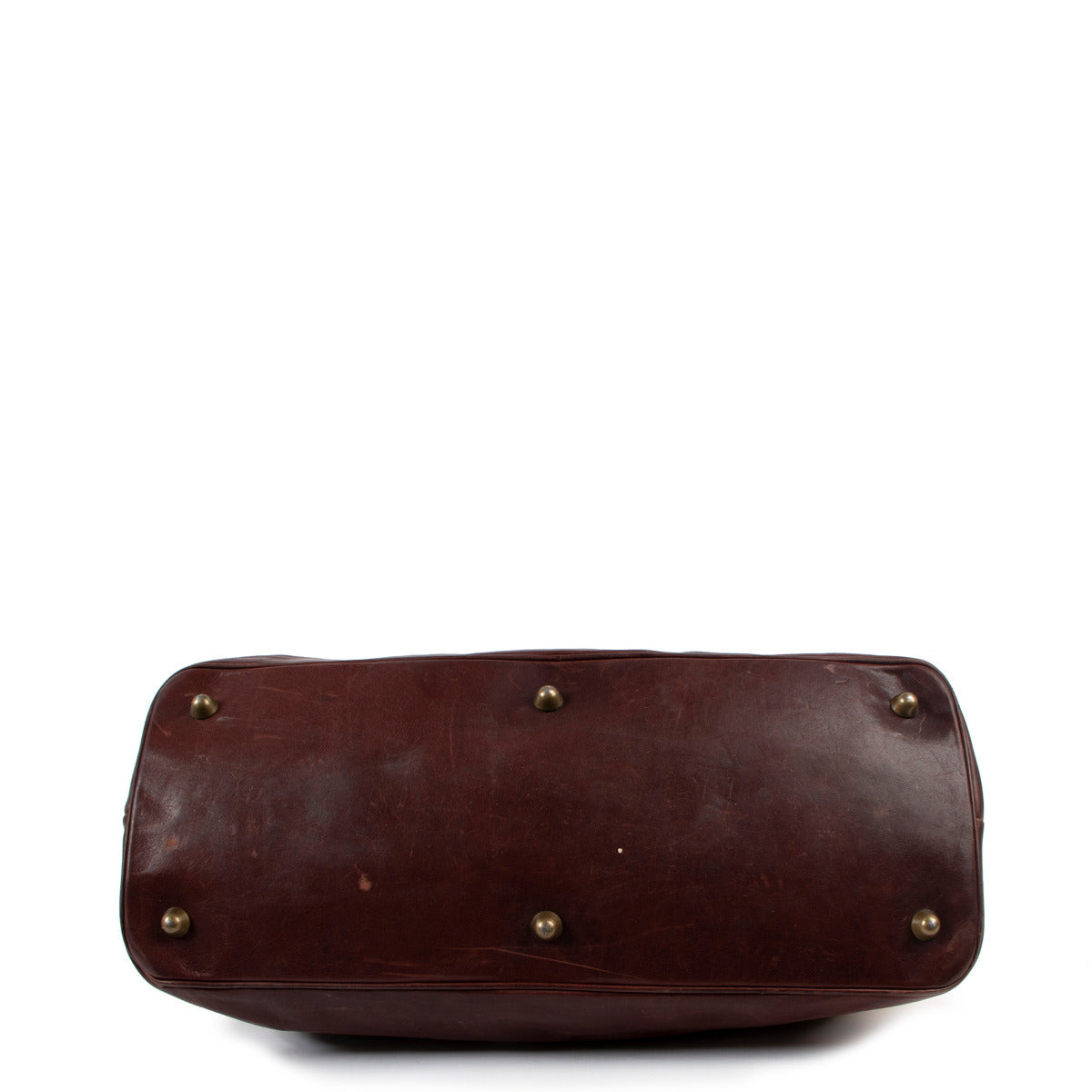 Sac polochon Dries Van Noten en cuir suédé beige