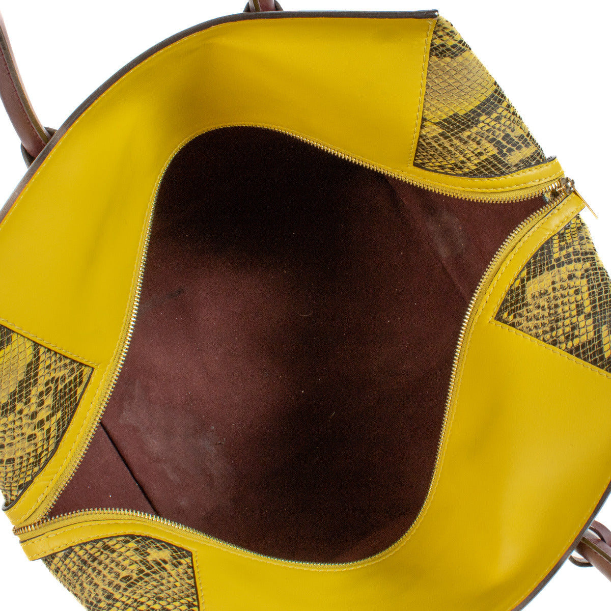 Sac à main Cavendish à poignée en similicuir jaune Stella McCartney