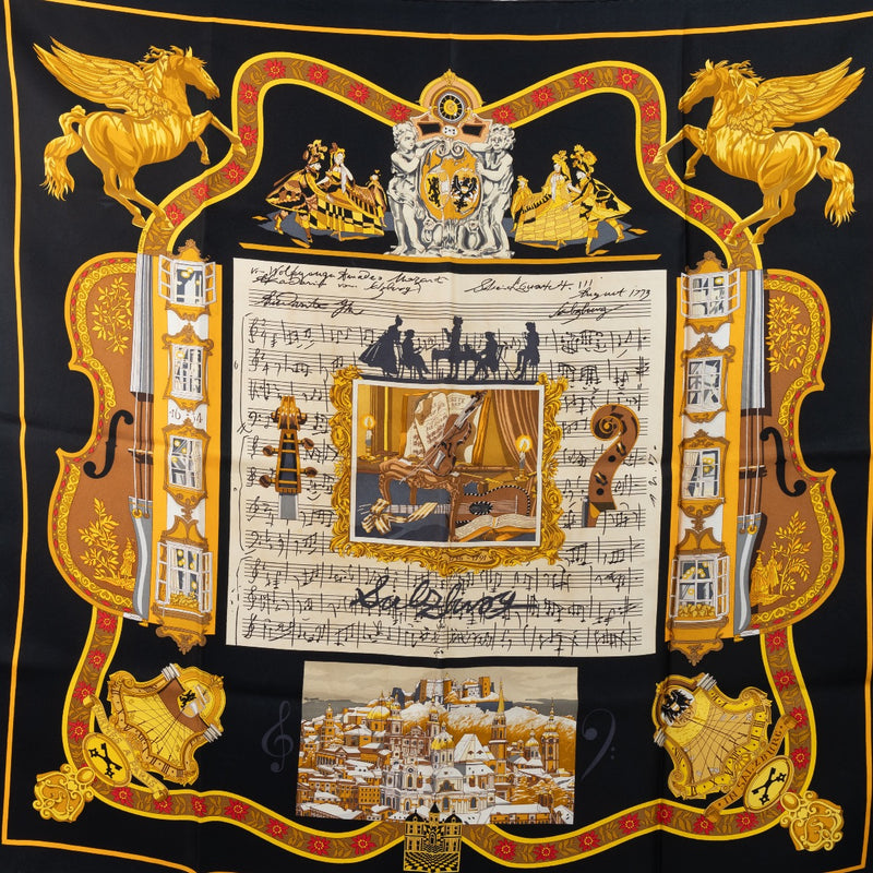 Shop 100% authentic second-hand Hermès Black Scarf on Labellov.com