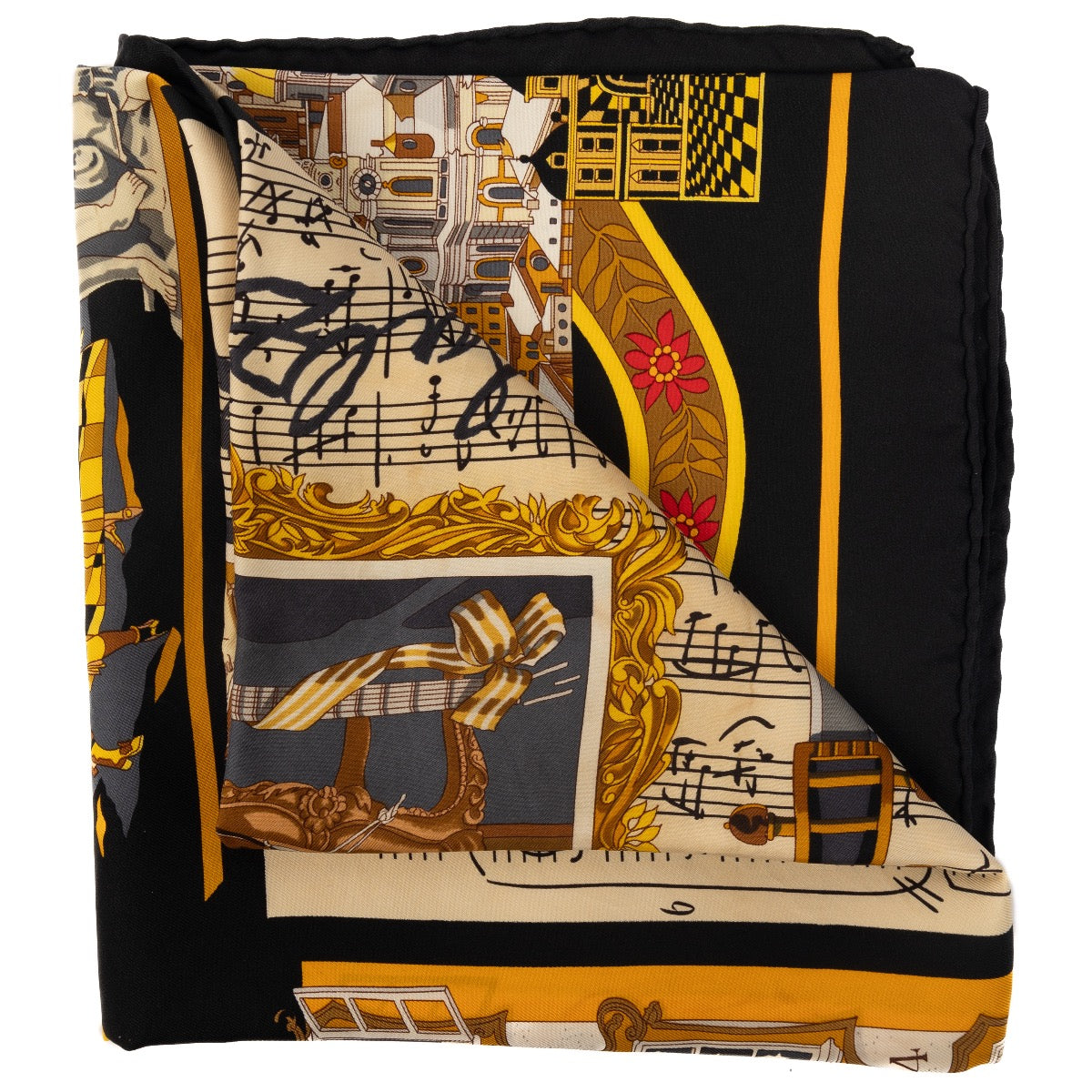 Shop 100% authentic second-hand Hermès Black Scarf on Labellov.com