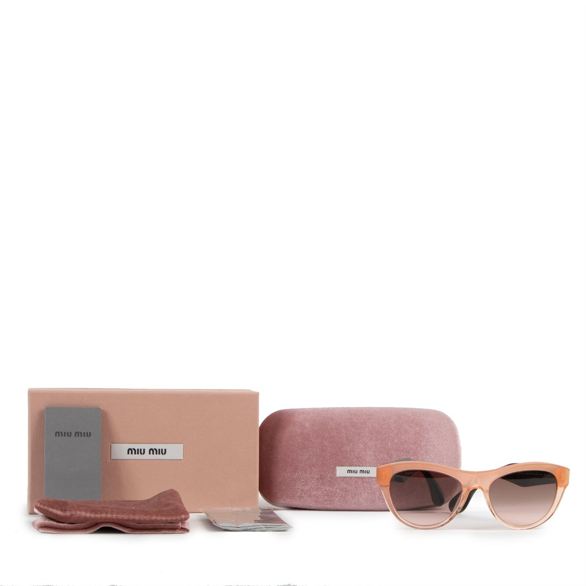 Miu Miu Glitter Orange MSU 09O Sunglasses