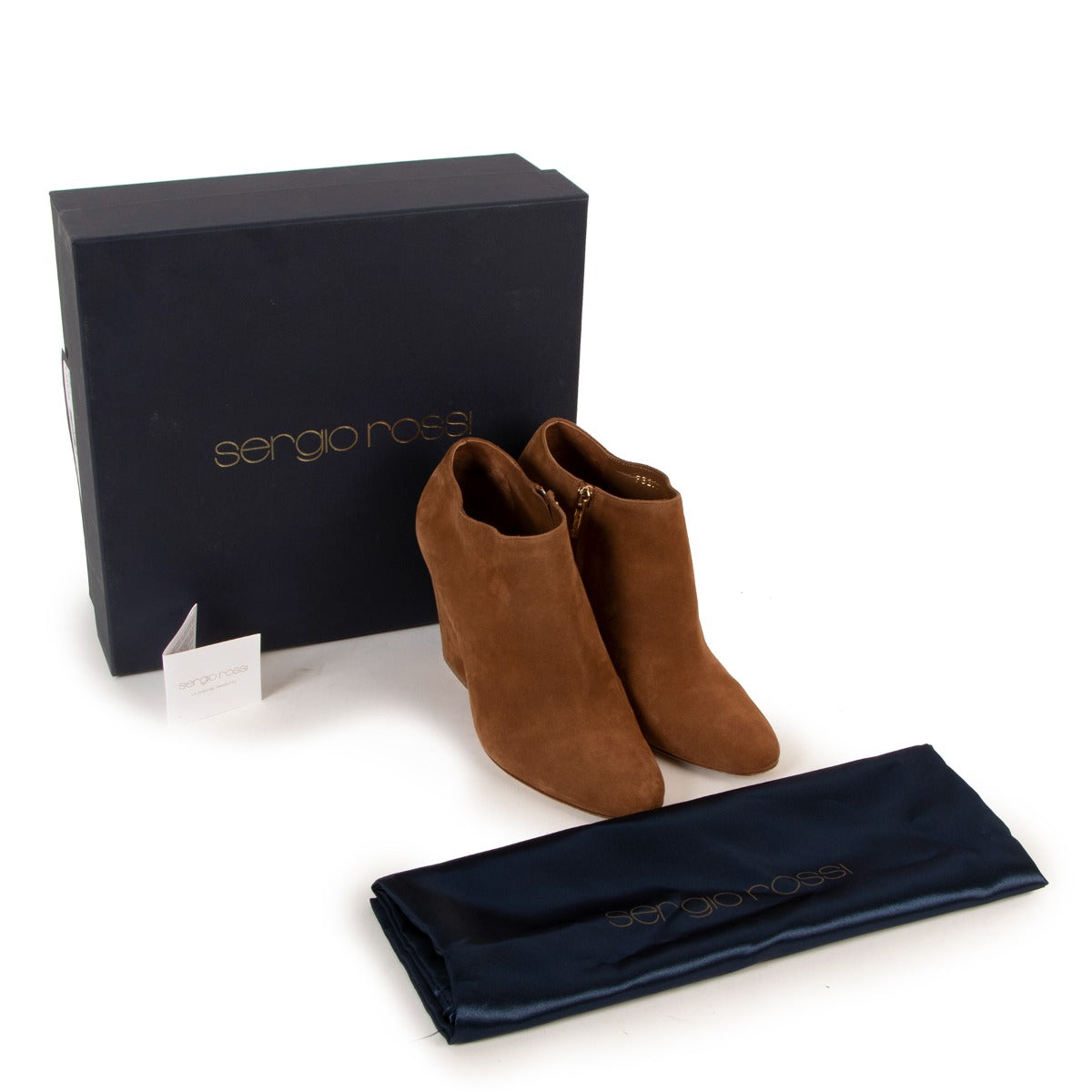 Sergio Rossi Baobab Classic Suede Ankle Boots