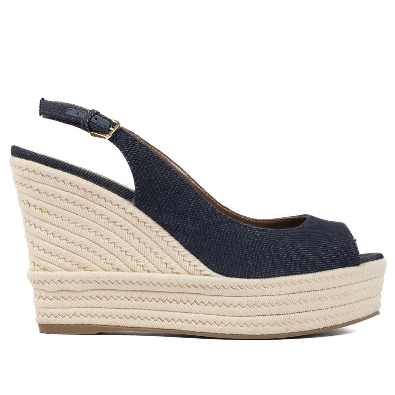 Shop 100% authentic second-hand Sergio Rossi blue denim heels on Labellov.com