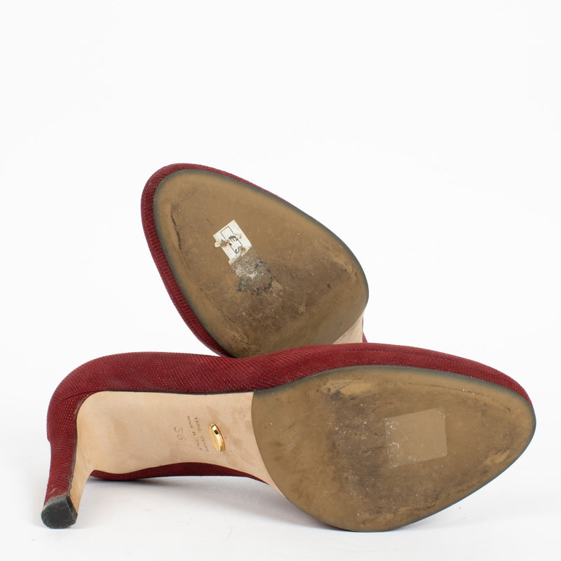 Authentic pre-loved Sergio Rossi Red Pumps — Size 36 on Labellov.com