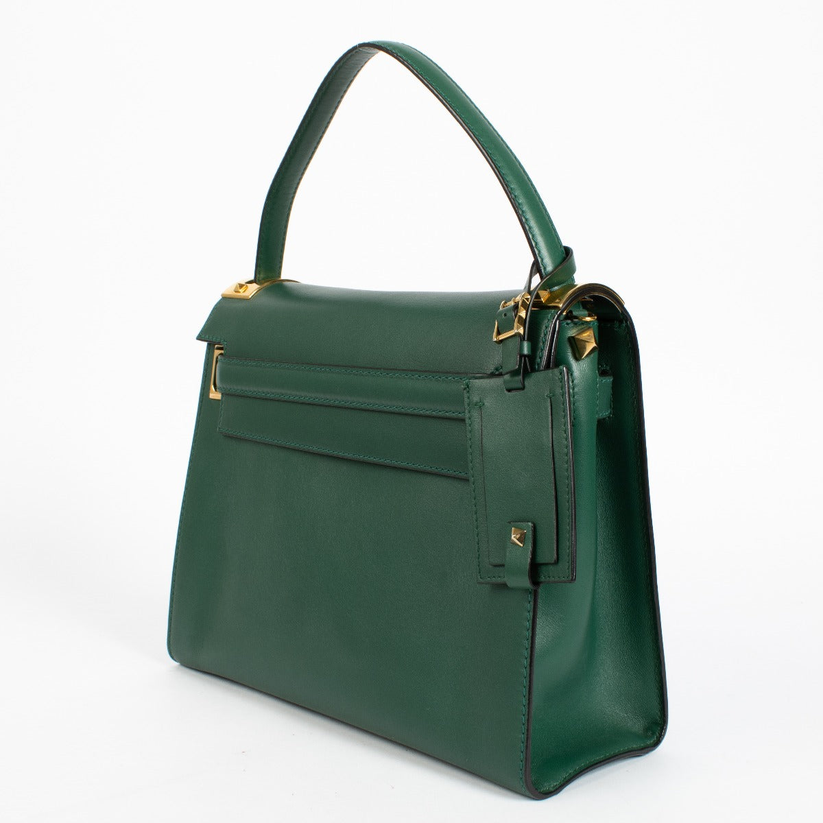 Authentic preloved Valentino Garavani Green Rockstud Bag on Labellov.com
