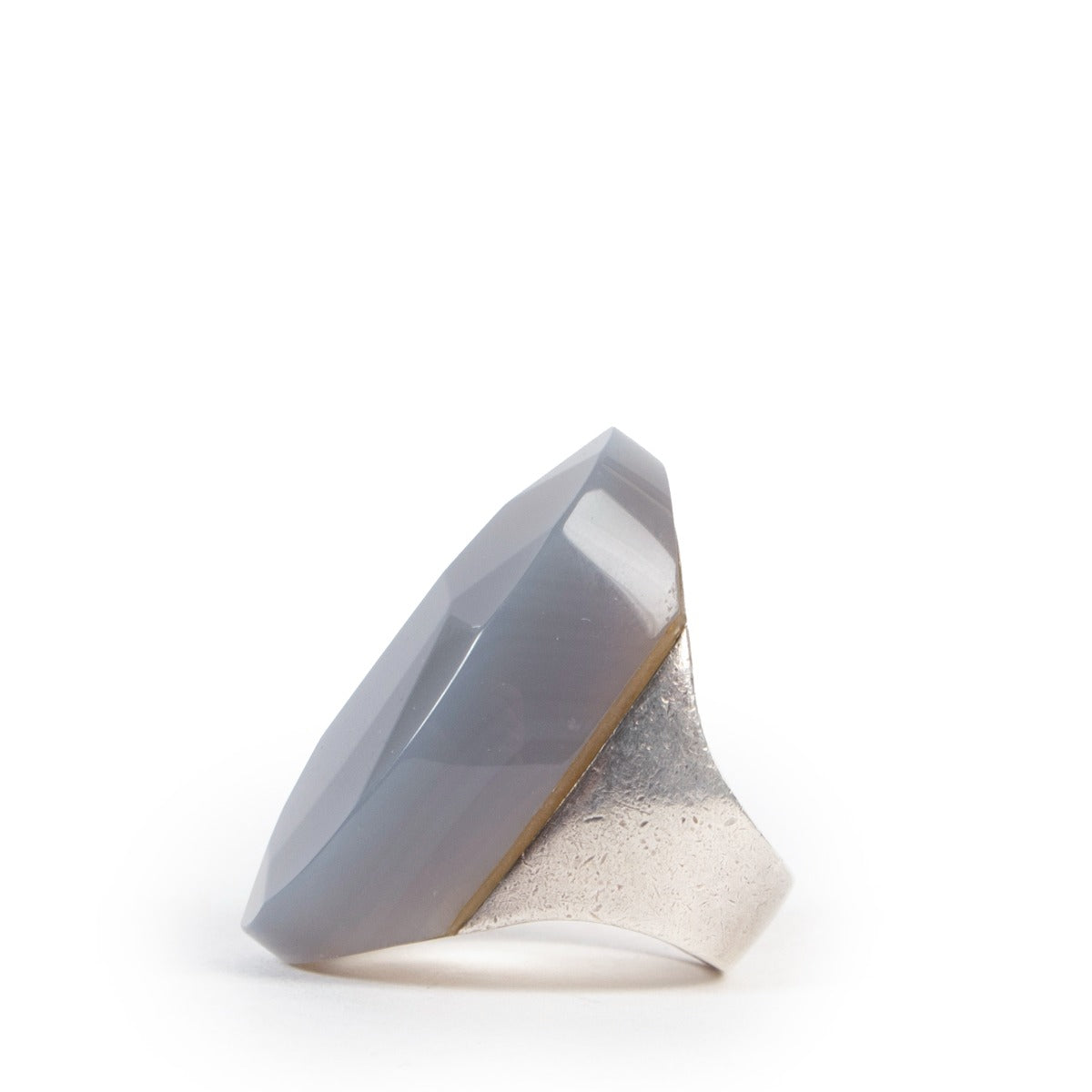 Koop tweedehandse juwelen van Wouters & Hendrix Turquoise Agate Silver Ring voor de beste prijs bij Labellov in Antwerpen.