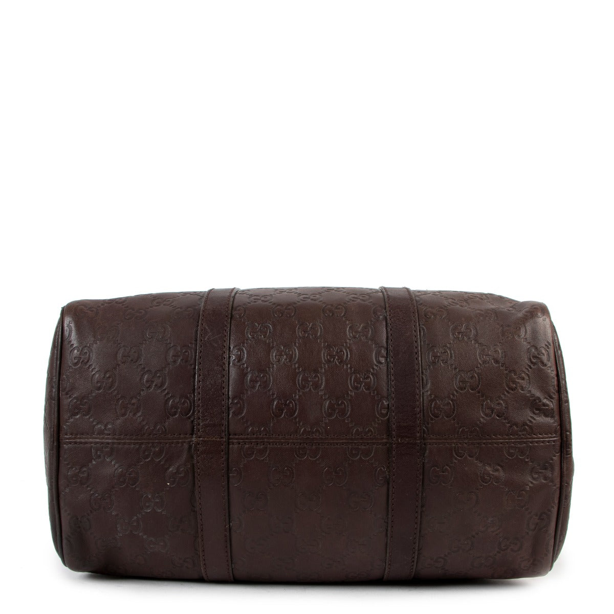 Sac Boston moyen Gucci Joy en toile Guccissima marron