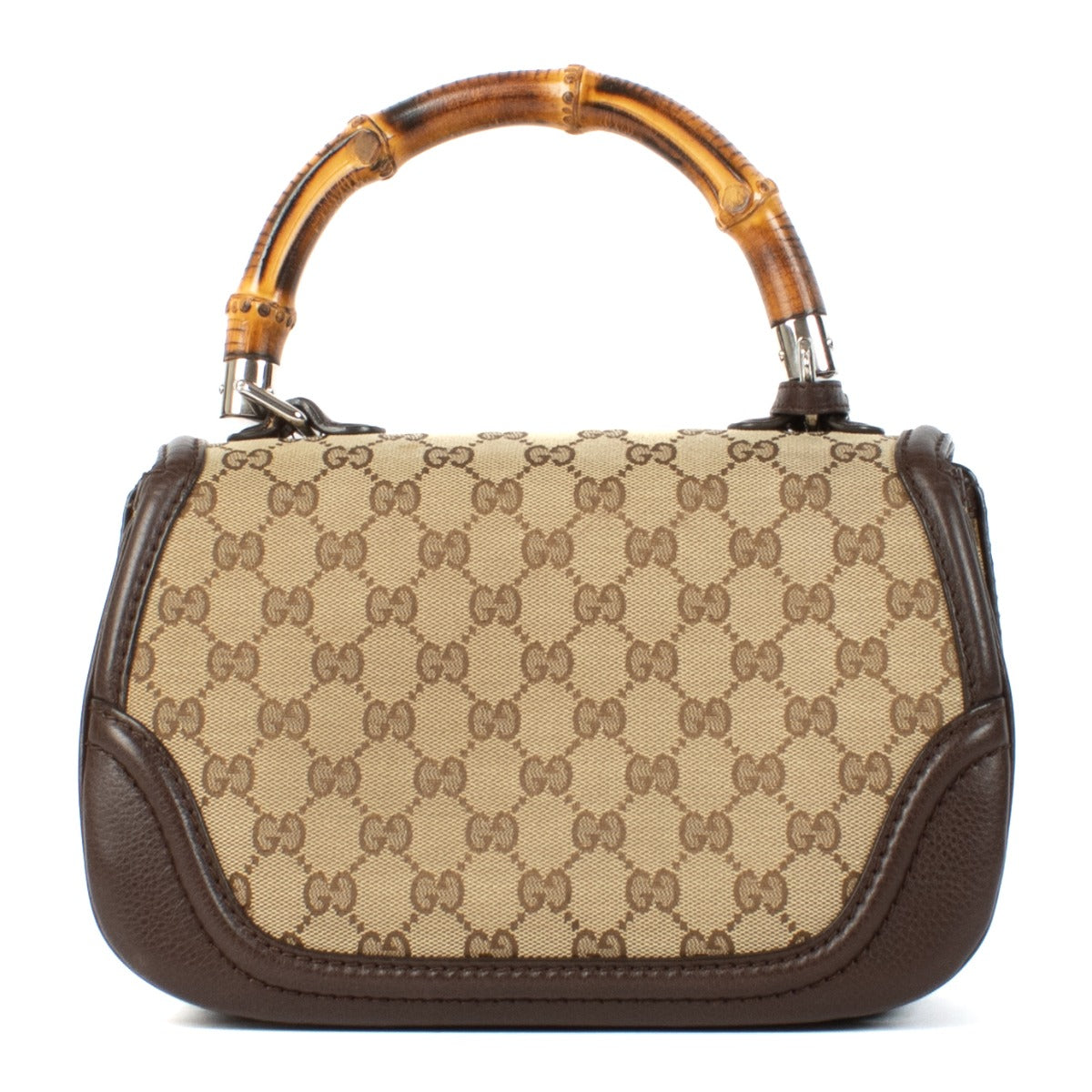 Sac moyen Gucci GG Canvas Bamboo 1947