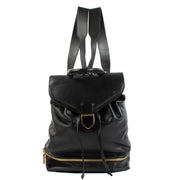 Shop safe online at Labellov in Antwerp and Knokke this 100% authentic second hand Alexander McQueen Black Leather Logo Backpack
