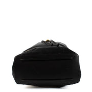 Shop safe online at Labellov in Antwerp and Knokke this 100% authentic second hand Alexander McQueen Black Leather Logo Backpack