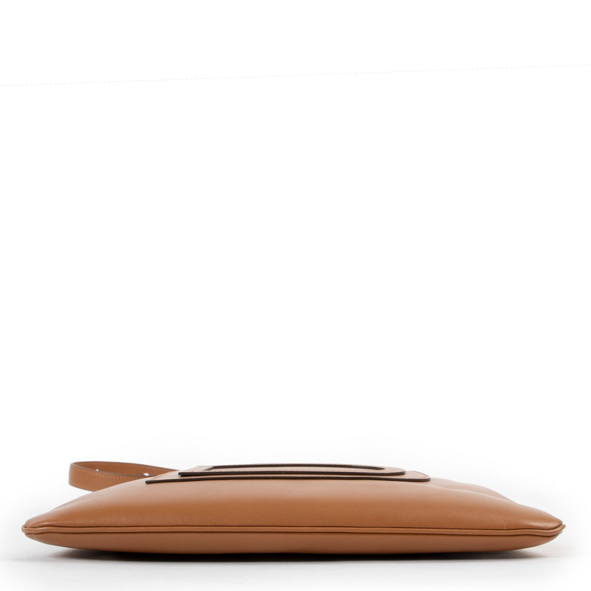 Sac bandoulière Delvaux en cuir cognac