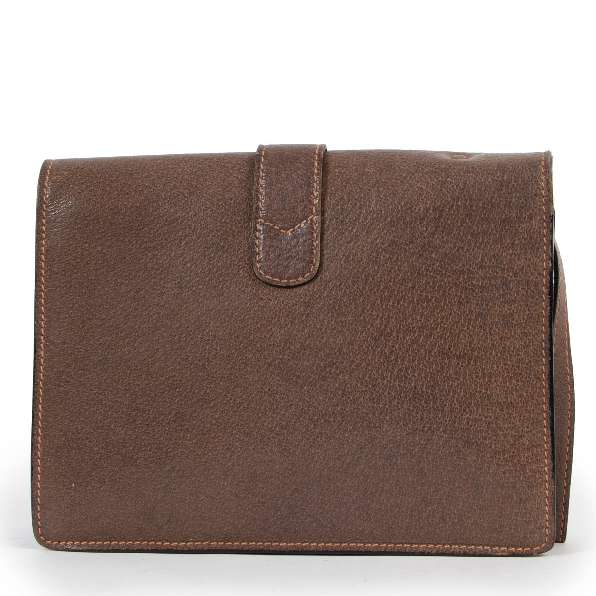 Shop safe online at Labellov in Antwerp this 100% authentic second hand Gucci Brown Vintage Clutch