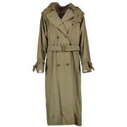 authentic second hand Burberry Green Trench Coat - UK 14 on Labellov.com