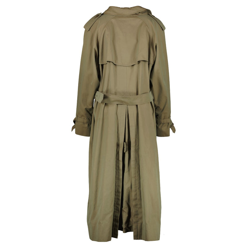 authentic second hand Burberry Green Trench Coat - UK 14 on Labellov.com