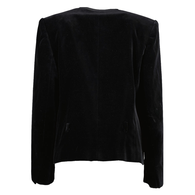 Shop 100% authentic second-hand Céline Black Velvet Blazer Jacket - Size FR 46 on Labellov.com