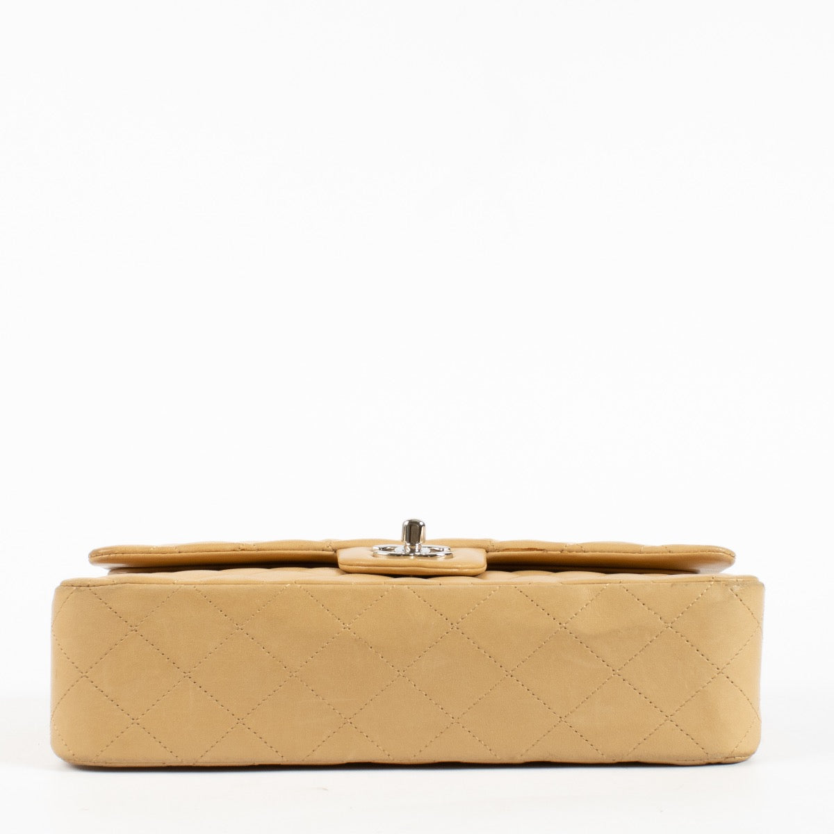 shop 100% authentic second hand Chanel Beige Lambskin Medium Classic 11.12 Bag on Labellov.com