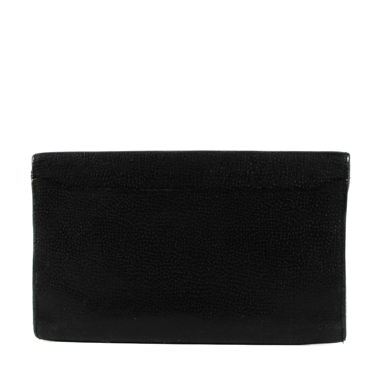 Delvaux Black Leather Vintage Wallet