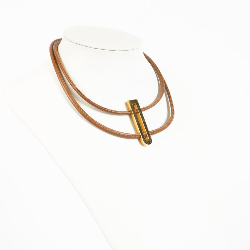 shop 100% authentic second hand Delvaux Camel Dé Clic Necklace on Labellov.com