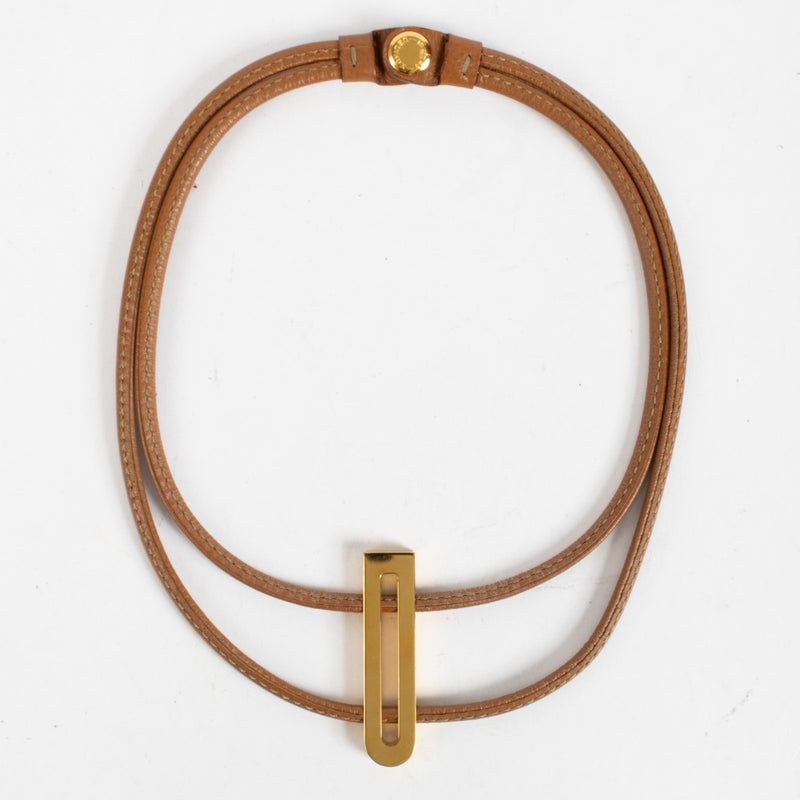 shop 100% authentic second hand Delvaux Camel Dé Clic Necklace on Labellov.com