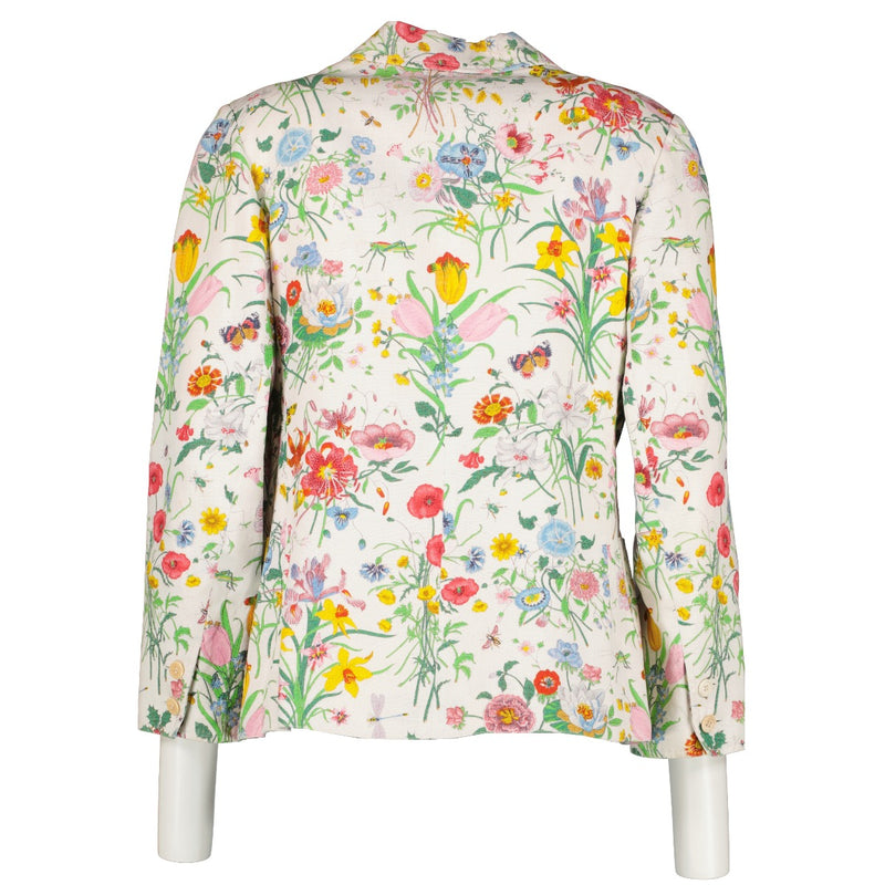 shop 100% authentic second hand Gucci Floral Linen Blazer on Labellov.com
