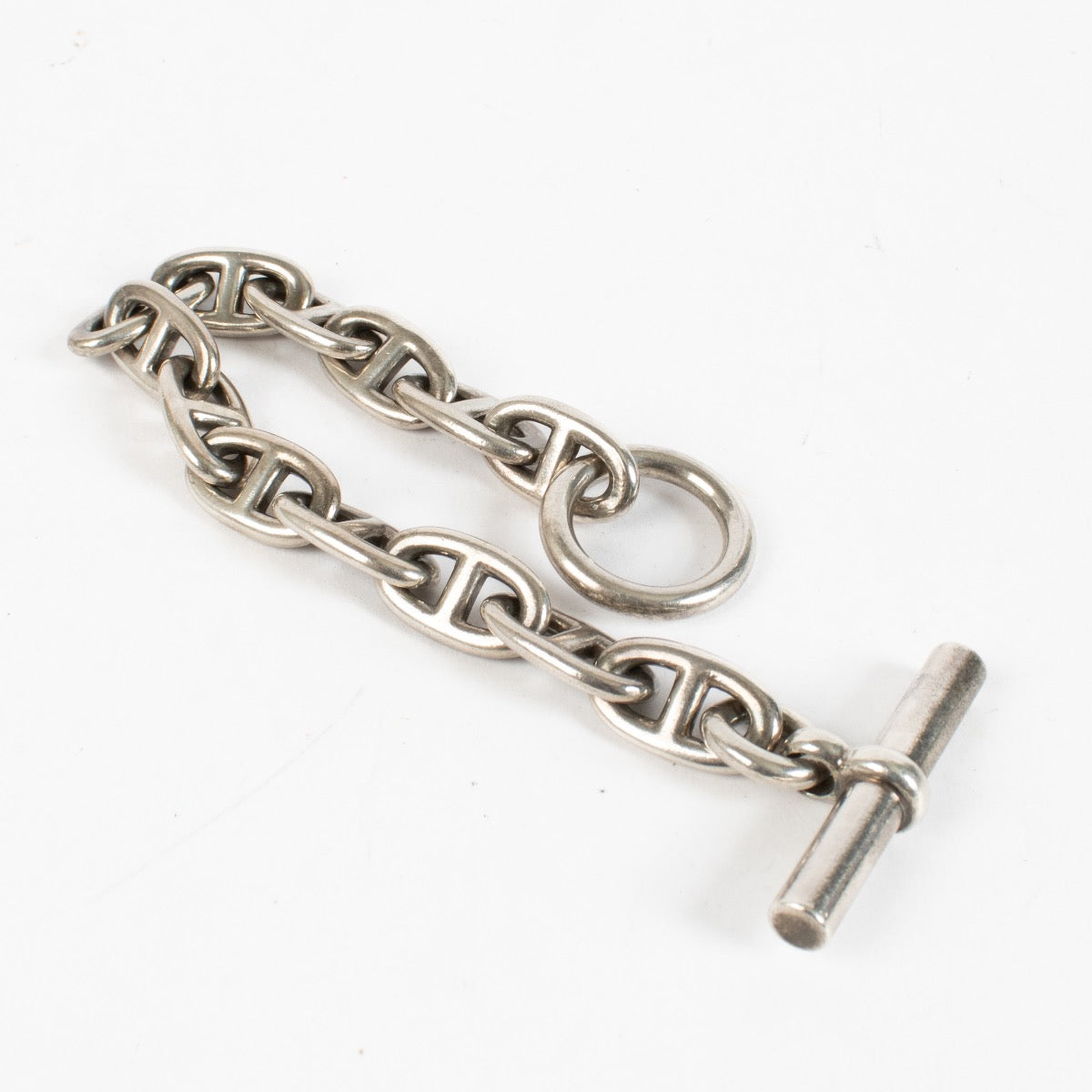shop 100% authentic second hand Hermès Silver Chaine d'Ancre Bracelet on Labellov.com