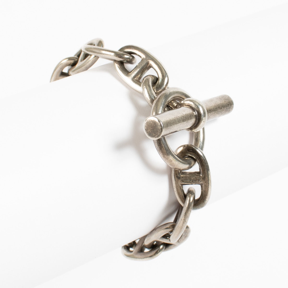shop 100% authentic second hand Hermès Silver Chaine d'Ancre Bracelet on Labellov.com