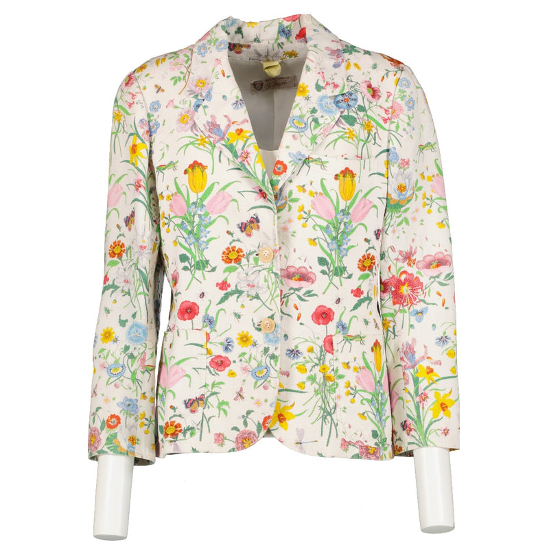 shop 100% authentic second hand Gucci Floral Linen Blazer on Labellov.com