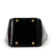 Must de Cartier Vintage Panthère Box Leather Top Handle Bag