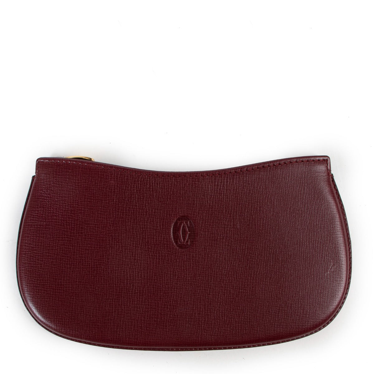 Cartier Vintage Burgundy Small Pouch