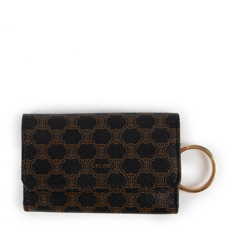 Buy an authentic second hand Celine Macadam Leather Key Wallet as new at Labellov